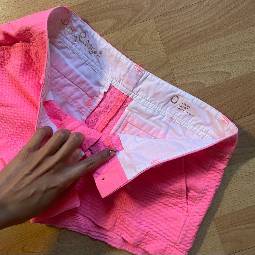 Lilly Pulitzer Walsh shorts size 0 pink